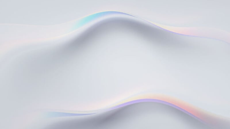 Smooth Abstract Fluid Waves with Iridescent Colors, Backgrounds Motion ...