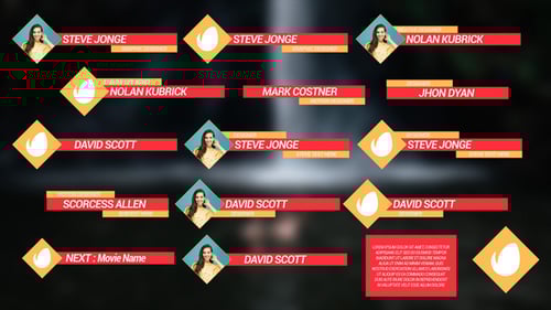 Modern Animated Lower Thirds with Unfolding Paper Effect