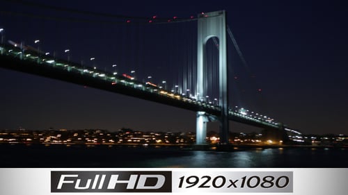 Time Lapse Bridge NY FULL HD