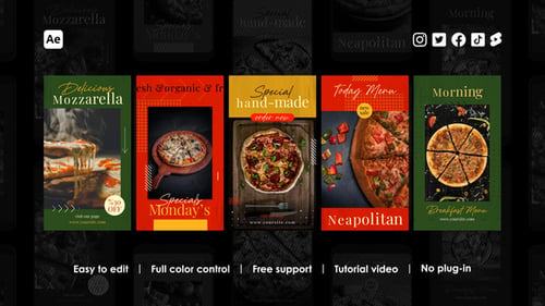 Historias de Instagram sobre pizza
