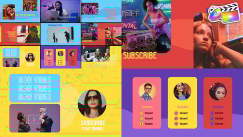YouTube-Abonnement und Endscreen-Folien | FCPX