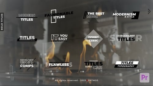 Bold Titles | Premiere Pro