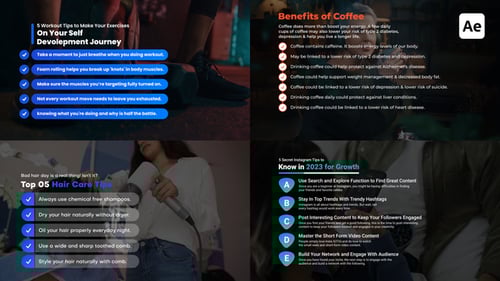 Lista de verificación y viñetas