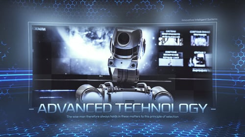 High Tech Future, Video Displays ft. cyberpunk text & tech presentation ...