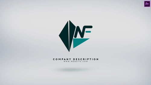 Clean Cinematic Logo Opener with Dynamic Shape Animation