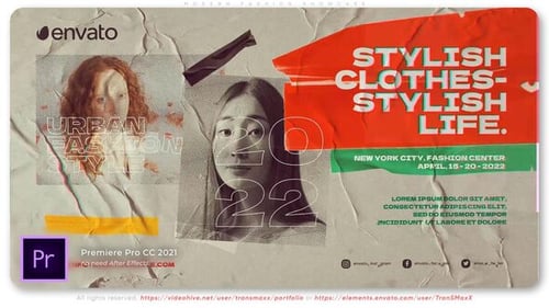 Dynamic Fashion Opener with Glitch and Grunge Aesthetics