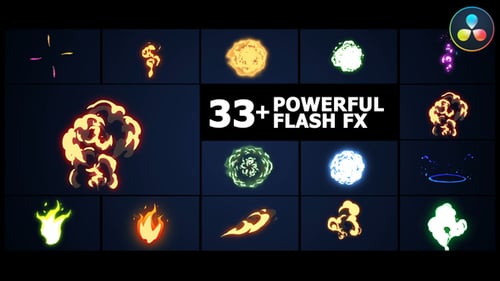 Potente paquete Flash FX | DaVinci Resolve