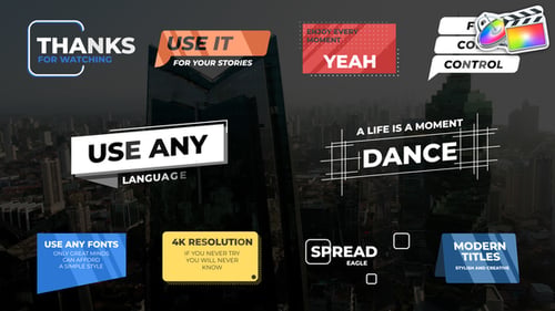 Modern Titles for FCPX