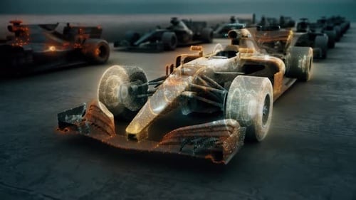 Formula 1 Racing Bolids 4k