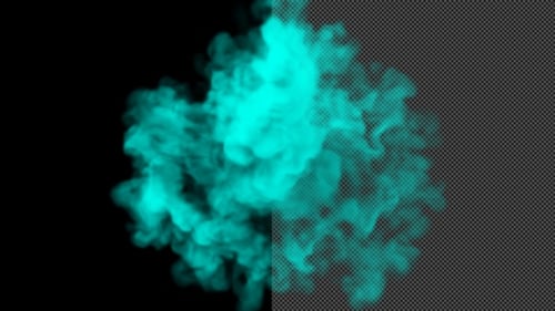 Dynamic Liquid Smoke Burst Reveal Transition