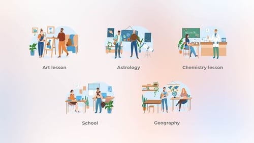 School - Flat concepts
