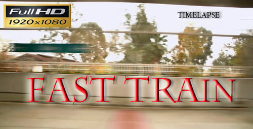 Fast Train Time Lapse Full HD