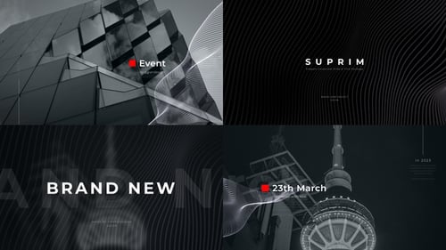 Dynamic Modern Opener with Abstract Fluid Line Animations