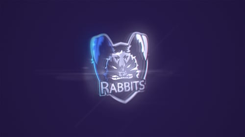 Dynamic Glossy Logo Reveal with Modern Light Effects