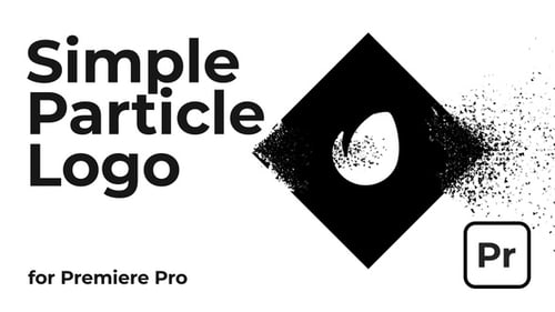 Dynamic Geometric Particle Logo Reveal