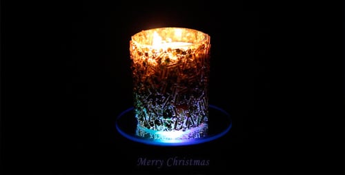 Rotating Festive Candle