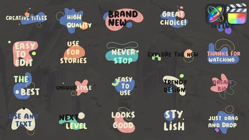 Paint Splash Titles | FCPX