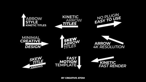 Kinetic Arrow Titles: Dynamic Text Animation for Modern Videos