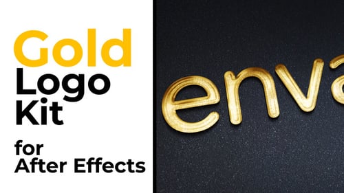 Gold Logo Title