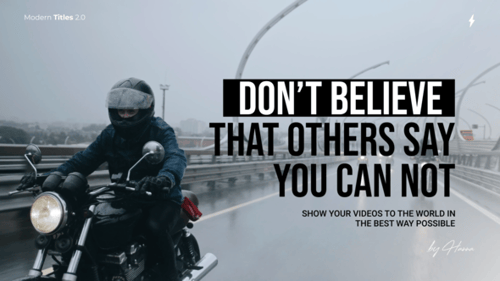 Modern Titles 2.0 - AE