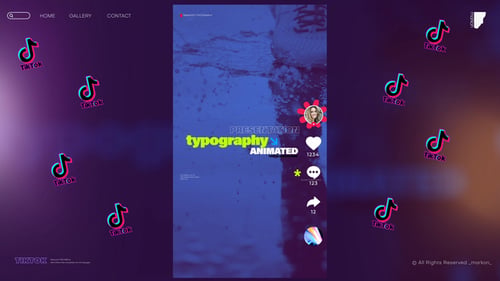 Typography and Modern TikTok Elements