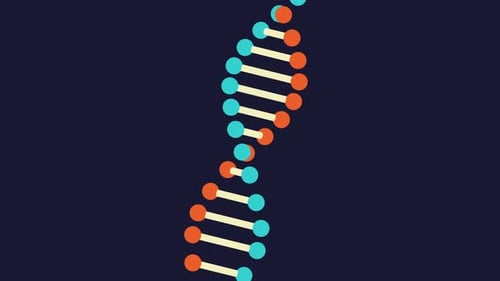 Spiral Dna Molecular Background