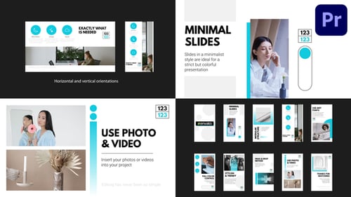 Clean Minimal Promotional Slideshow Template