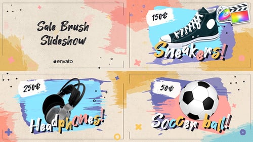 Sale Brush Slideshow | FCPX