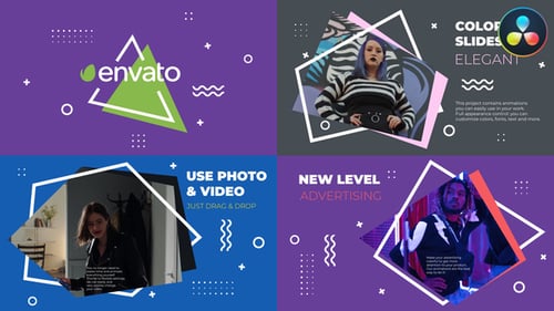 Street Colorful Slideshow for DaVinci Resolve