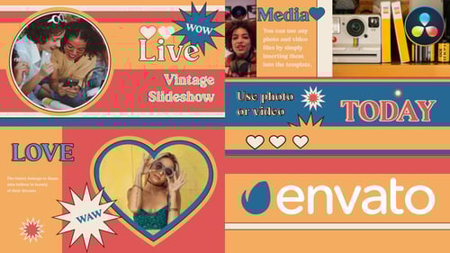 Vintage Slideshow for DaVinci Resolve