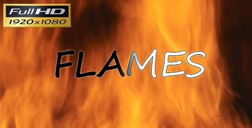 Abstract fire flames motion background