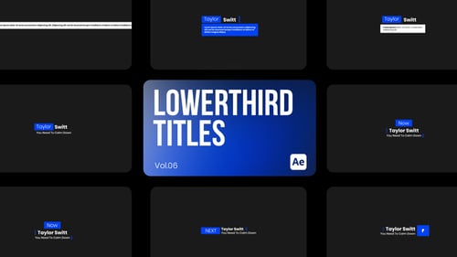 Lowerthird Titles 06 for After Effects