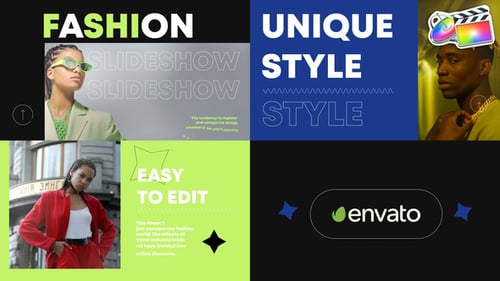 Dynamic Fashion Slideshow with Kinetic Typography