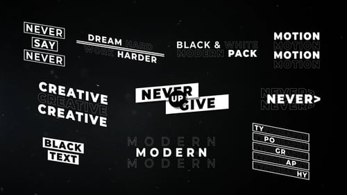 Modern Titles 4.0 | MOGRT