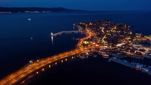 City at Nigh in Summer