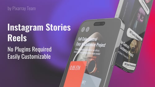 Modern NFT Instagram Stories Mobile Promotion