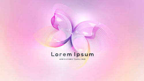 Elegant Fluid Line Logo Reveal Animation for Business