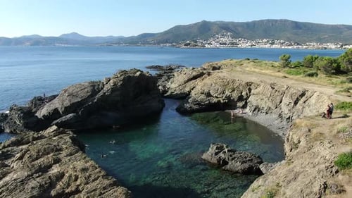 Unspoiled Mediterranean Seaside Beach
