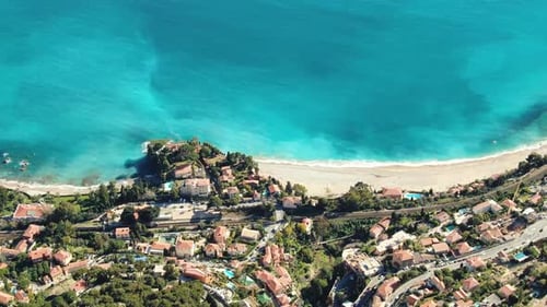 Aerial view of resorts