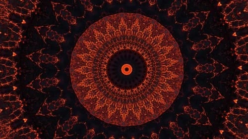 Abstract kaleidoscope background animation .Geometric movie.