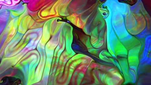 Abstract Fluid Paint Motion Background