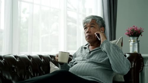 Elderly Asian Using Modern Gadgets 21