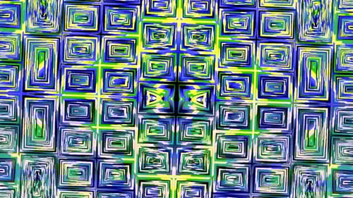 Kaleidoscope, mandala. 3d render music broadcast TV flashing, night club, music video vj pattern