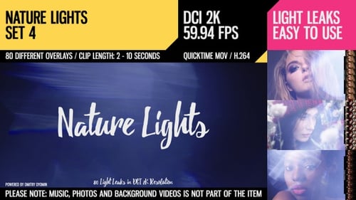 Dynamic Lens Flare Light Leak Overlay Transitions
