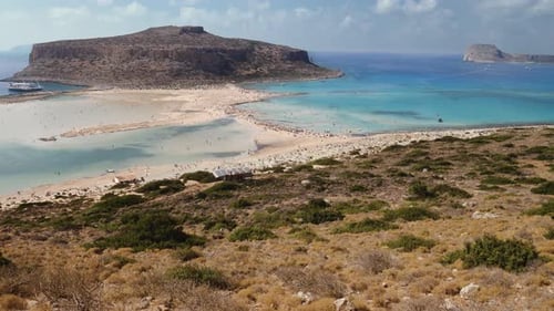 Balos Beach In Motion