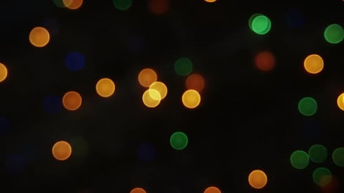 Twinkling Abstract Colorful Out of Focus Lights