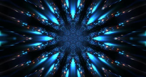 Ultra HD 4K Futuristic technological background, seamless loop. Motion Graphic.