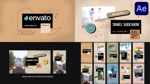 Travel Slideshow | After Effects