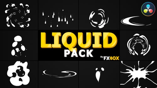 Liquid And Splash Elements | DaVinci Resolve