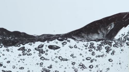 Bubbles Forming in Fresh Water